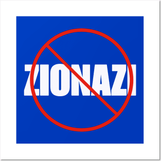 🚫 Zionazi - Front Posters and Art